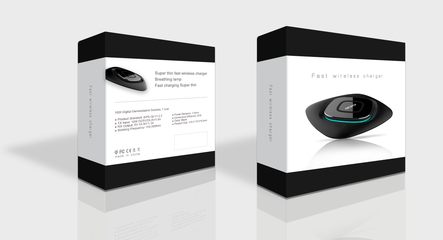 無線充包裝設(shè)計 平面美學(xué)與包裝工藝的和諧交融